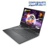 HP Victus 15-fa2392TX laptop featuring Intel Core i7-13620H processor, 16GB DDR4-3200 memory, 512GB PCIe Gen4 NVMe SSD, and FreeDOS 3.0 from Compumarts