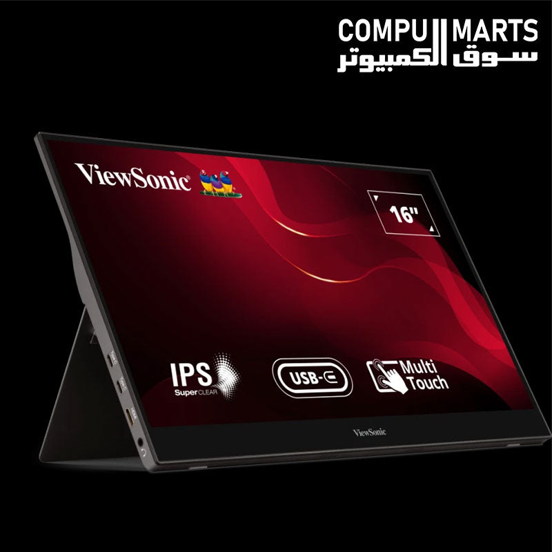 ViewSonic TD1655 10-point multi-touch portable display