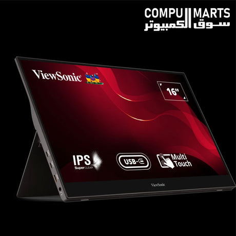 ViewSonic TD1655 10-point multi-touch portable display