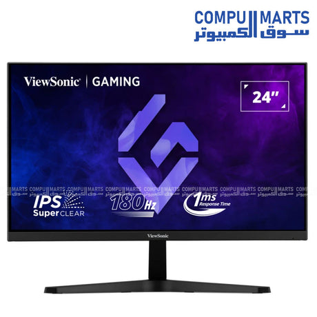 24 Inch Gaming Monitor – FHD 180Hz – IPS Panel – 1ms Response – HDR10 – G-Sync Compatible