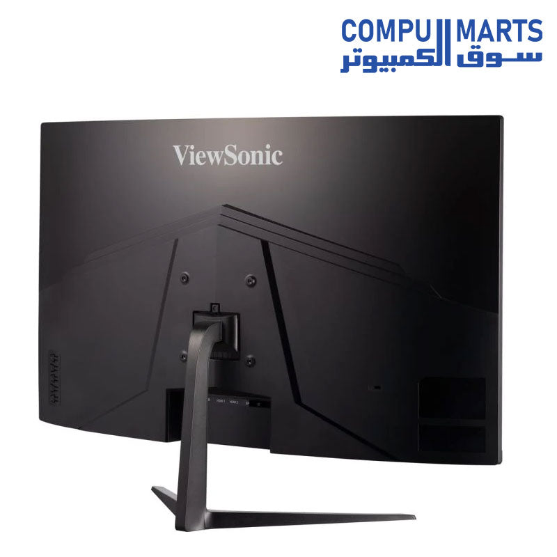 Detailed look at the 1ms response time and FreeSync Premium technology on the ViewSonic VX3218C-2K.