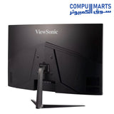 Detailed look at the 1ms response time and FreeSync Premium technology on the ViewSonic VX3218C-2K.