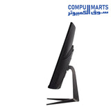Rear connectivity ports on the ViewSonic VX3218C-2K including HDMI 2.1 and DisplayPort inputs.