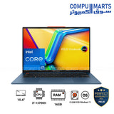 ASUS Vivobook S 15 OLED K5504VA-MA007W (2023), Intel Core i7-13700H 13th Gen, 15.6" 3K (2880 x 1620) OLED 120Hz  (16GB/512GB SSD/Iris Xe/Win 11)