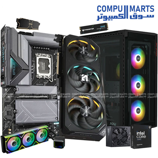Wahawi ya Wahawi 5 – Gaming PC – XPG – Ultra 9 285K RTX 5070 32GB DDR5 1TB NVMe