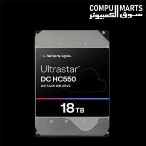 Western Digital Ultrastar DC HC550 18TB data center hard drive