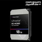 WD Ultrastar DC HC550 18TB 3.5-inch enterprise HDD