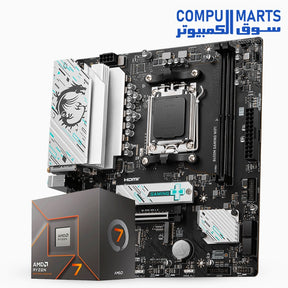AMD Ryzen 7 8700F Processor + MSI B650M Gaming WiFi DDR5 Motherboard Bundle – AM5 Platform – DDR5 Support – High-Performance Gaming & Productivity – Egypt

