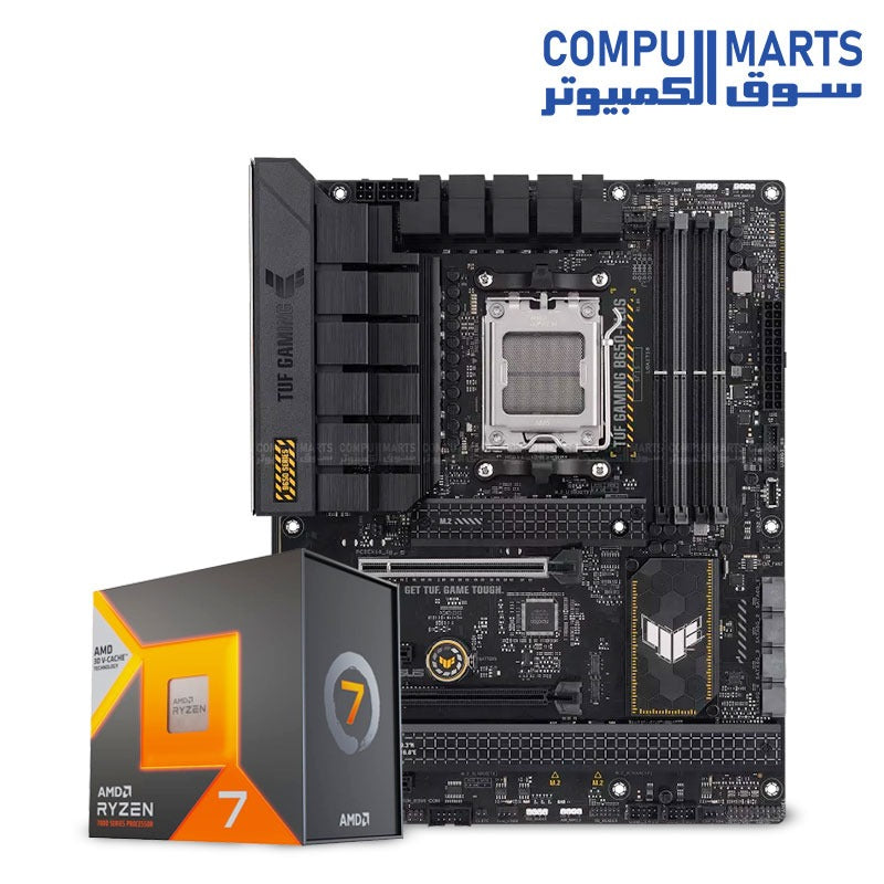 RYZEN 7 7800X3D + ASUS TUF GAMING B650-PLUS-Motherboard BUNDLE