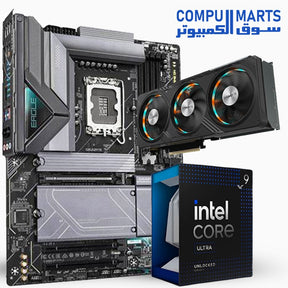Intel Core Ultra 9 285K Processor + GIGABYTE Z890 EAGLE WIFI7 Motherboard + GIGABYTE GeForce RTX 4070 Ti SUPER GAMING OC 16GB GPU – High-End Gaming Bundle – Egypt

