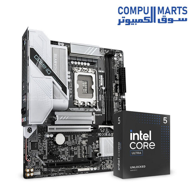 Intel Core Ultra 5 245K – Processor + GIGABYTE B860M GAMING WiFi6 – Motherboard Bundle – High Performance PC Build – LGA1851 – Gaming & Productivity – Egypt

