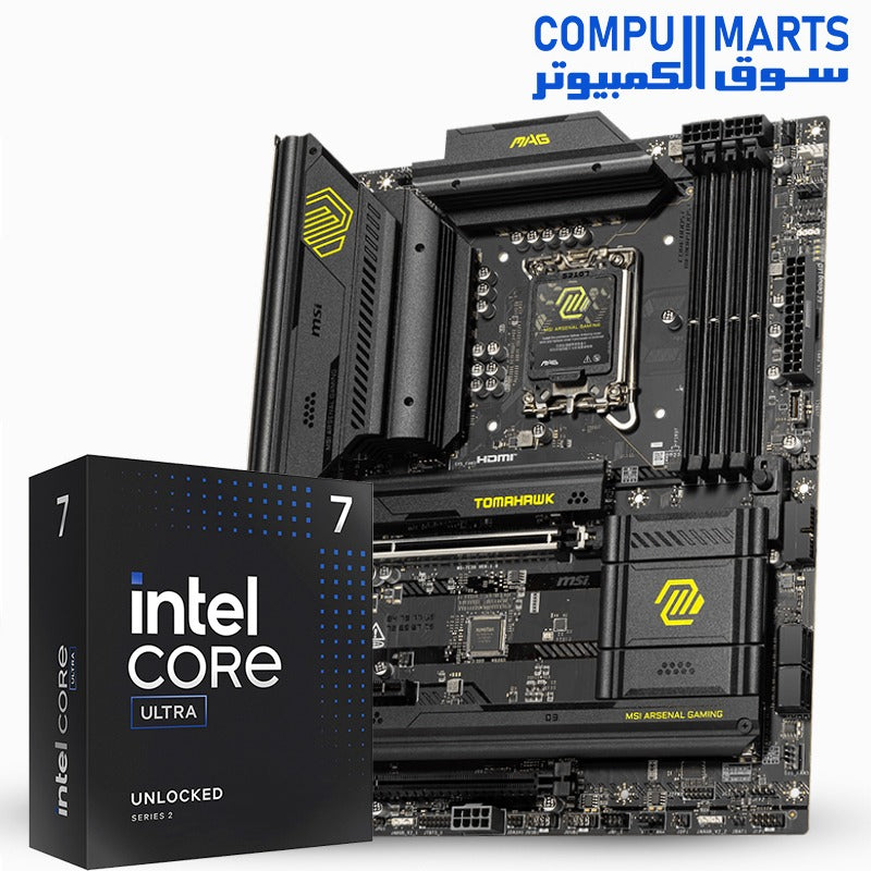 INTEL Ultra 7 265K + MSI MAG B860 TOMAHAWK WIFI BUNDLE