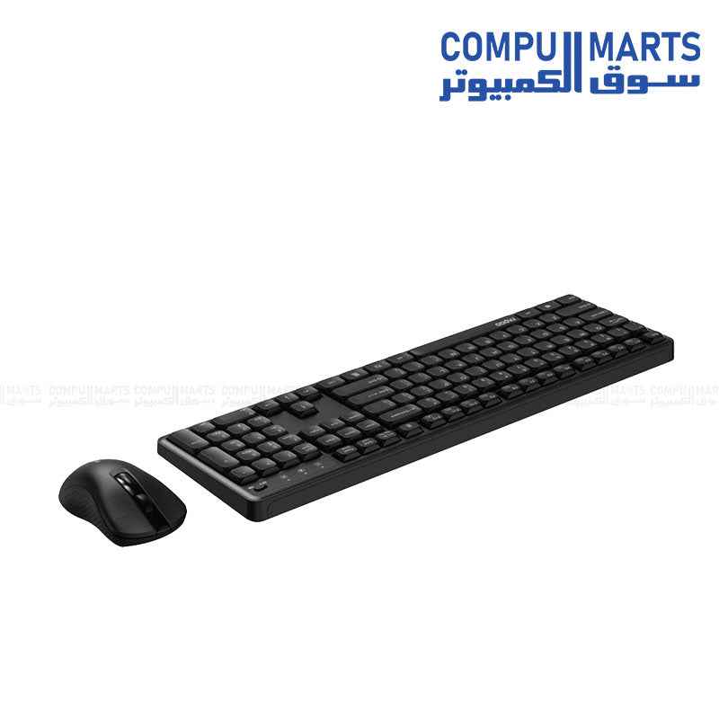 Compact portable silent click wireless mouse