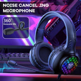 Onikuma  X7 PRO Wired Gaming Headset RGB Light Noise-canceling Headphone With Microphone for PS4 / PC/ XboxOne