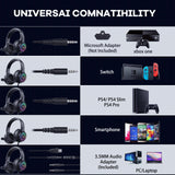 Onikuma  X7 PRO Wired Gaming Headset RGB Light Noise-canceling Headphone With Microphone for PS4 / PC/ XboxOne