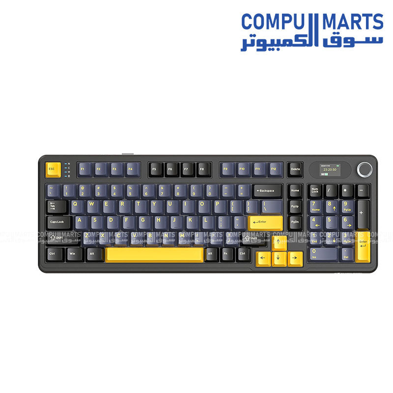 X85PRO mechanical keyboard Egypt 75% ANSI 81 keys plus knob wireless mechanical keyboard with 0.85 Inch TFT Smart Display and RGB 1.6M lighting