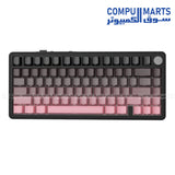 85 keyboard featuring 2.4G Wireless Bluetooth 5.0 and USB-C wired connectivity for multi-device compatibility
