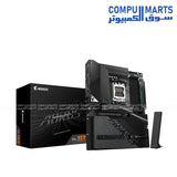 GIGABYTE X870 AORUS STEALTH ATX AM5 Motherboard DDR5 PCIe 5.0 USB4 Wi-Fi 7 5GbE LAN