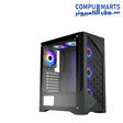 XANDER Velox Plus Black gaming case E-ATX 4PCS ARGB FANS USB3.0 x1+USB2.0x2 Front Mesh & Left TG Panel available in Egypt