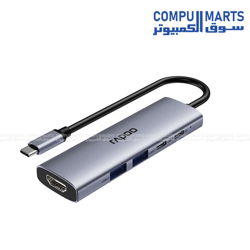 Rapoo XD51 USB-C Docking Station with HDMI 4K 60Hz