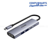 Rapoo XD51 USB-C Docking Station with HDMI 4K 60Hz