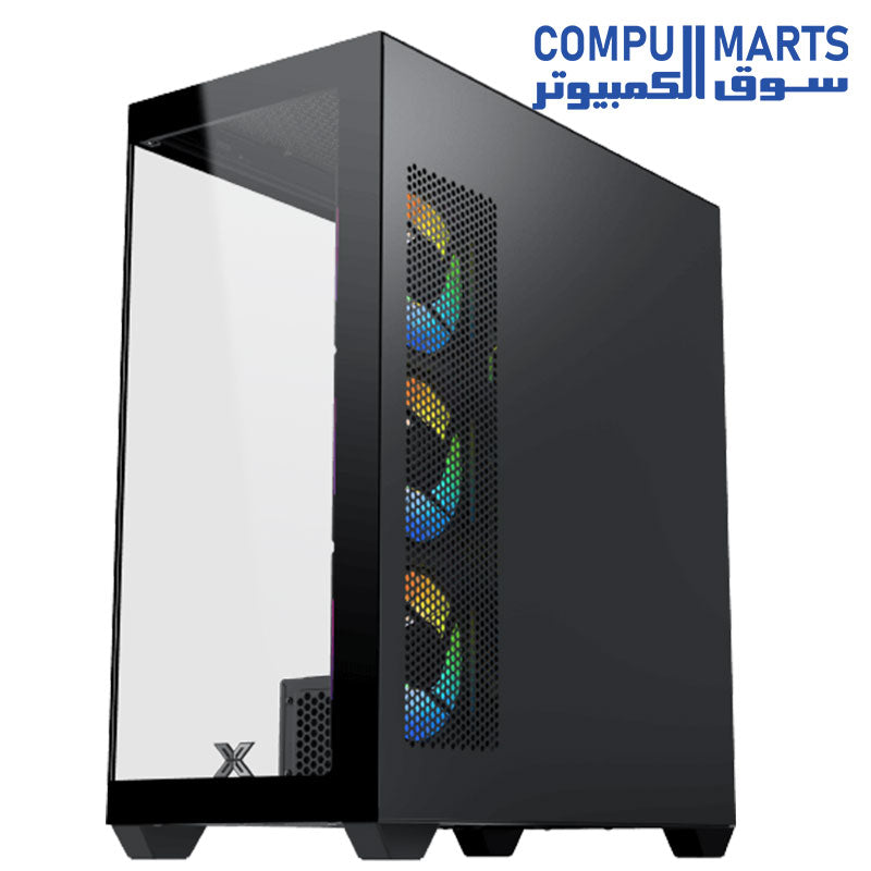 مزود طاقة Xigmatek Blast 4 FAN ARGB يدعم 360 درجة + كيس X-Power 80 Plus White Super Tower