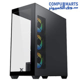 مزود طاقة Xigmatek Blast 4 FAN ARGB يدعم 360 درجة + كيس X-Power 80 Plus White Super Tower
