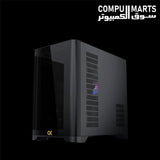 Xigmatek Crystal Storm V2 mid tower case with curved tempered glass