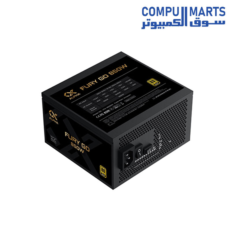 FURY-GD-850W-POWER-Supply-XIGMATEK-80+-GOLD-FULL-MODULAR