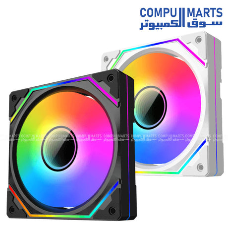 Xigmatek Infinity Pro 3  – 120mm ARGB Case Fans  – High Airflow – Egypt