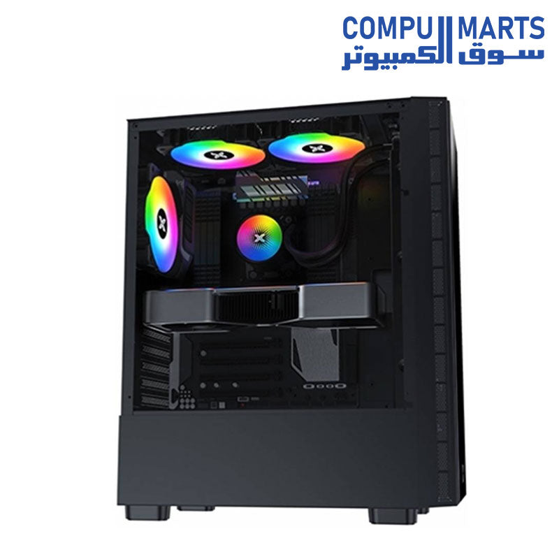 XIGMATEK PHANTOM 4 FAN ARGB MID TOWER Case – Compumarts Egypt