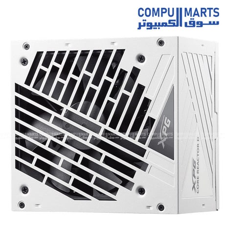 XPG Core Reactor II 850W 80 Plus Gold power supply with ATX 3.1 support, fully modular cables, 120mm FDB fan, and 12V-2x6 connector available in Egypt