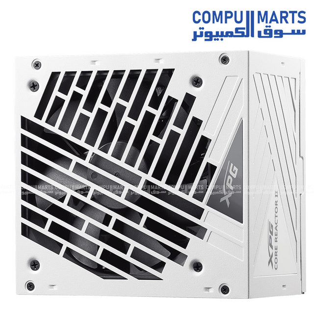 XPG Core Reactor II 850W 80 Plus Gold power supply with ATX 3.1 support, fully modular cables, 120mm FDB fan, and 12V-2x6 connector available in Egypt