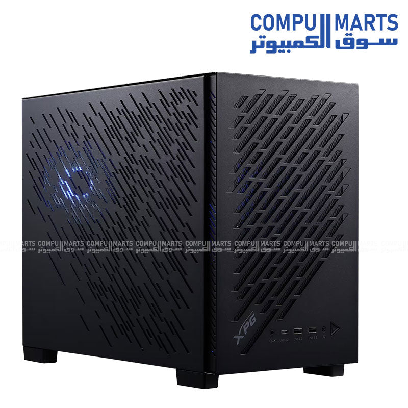 XPG Valor Air Nano compact Micro-ATX gaming PC case with ARGB fan and high airflow mesh front panel
