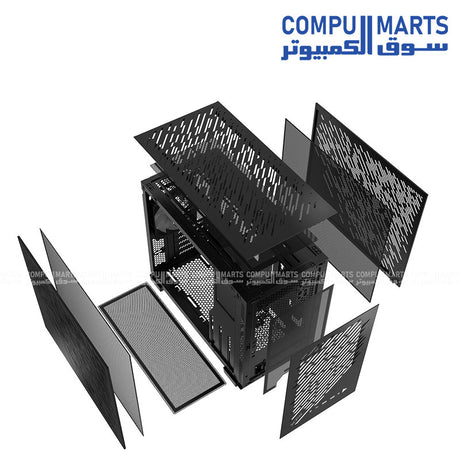 XPG Valor Air Nano compact Micro-ATX gaming PC case with ARGB fan and high airflow mesh front panel