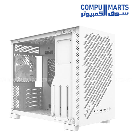 XPG Valor Air Nano compact Micro-ATX gaming PC case with ARGB fan and high airflow mesh front panel