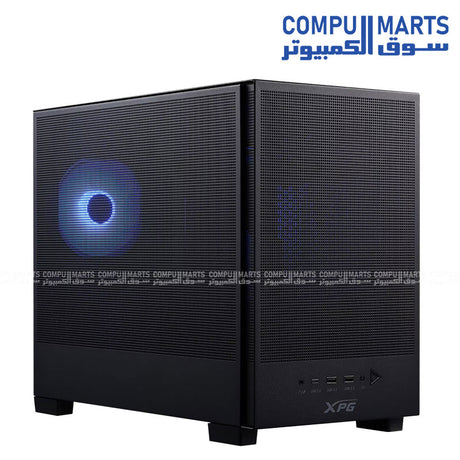 XPG Valor Mesh Nano Micro-ATX gaming case with mesh front panel and ARGB fan for high airflow cooling