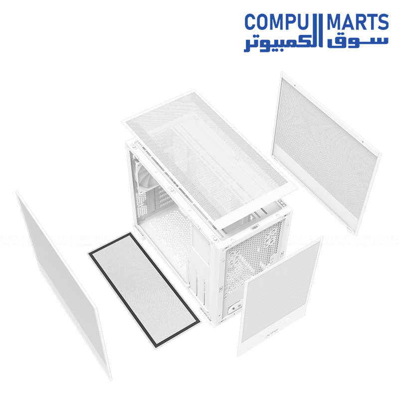 XPG Valor Mesh Nano Micro-ATX gaming case with mesh front panel and ARGB fan for high airflow cooling