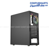 Xander HULK black computer case supporting 240mm radiators on front, top and bottom with standard PS2 ATX PSU compatibility