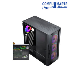 Velox-Gaming-Case-Mid-Tower-Xander-PSU-600W