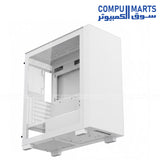 Xander Velox Max Black White Gaming Case with 4 ARGB Fans and 700W PSU