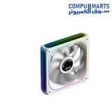 Compumarts offering AERO DGT 120 cooling fan with BLACK Arctic (WHIT) color option and 600-1500 RPM (±10%) speed regulation