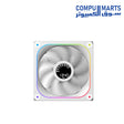Digital LED & Three Side Infinity LED Xigmatek case fan AERO DGT 120 model integrated with 120(L) x 120(W) x 25(H) mm form factor