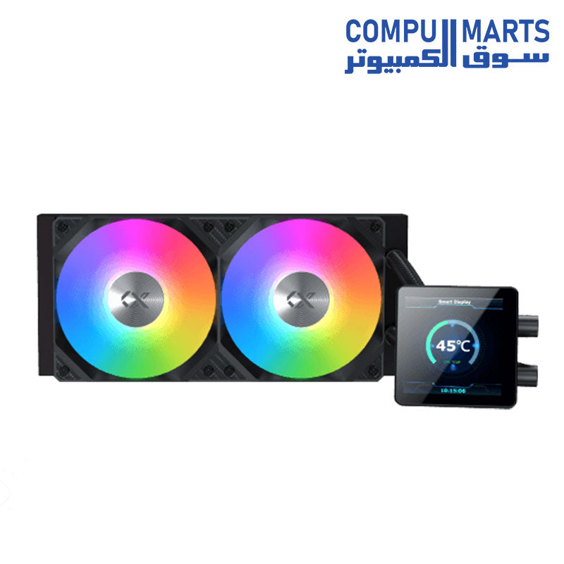 LIQUID XIGMATEK CONNECT 240 ARGB 3.4 SMART LCD AIO - Black