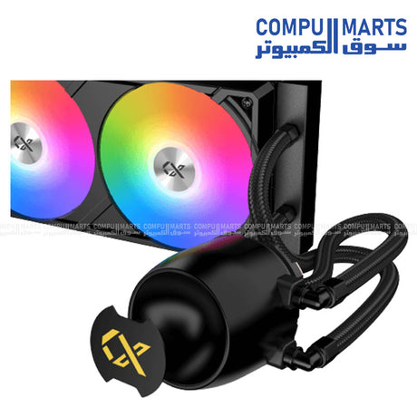 Xigmatek Connect Pro 360 ARGB – Liquid CPU Cooler – 360mm Radiator – Triple PWM Fans – ARGB Lighting