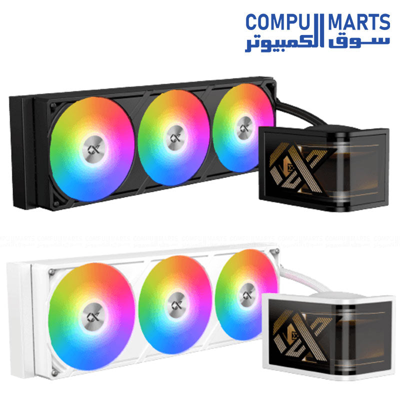 Xigmatek Connect Ultra 360 – 360mm ARGB Liquid CPU Cooler – AMOLED Display – Intel AMD – Egypt