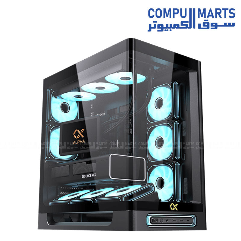 Xigmatek Heaven Air  case RGB fans 