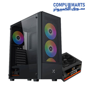 Side profile of the Xigmatek Hero II Air computer case