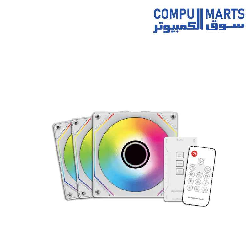 Infinity 3 Fan Infinity G20A Arctic Addressable RGB Cooling Fan in Egypt | 120mm ARGB ...