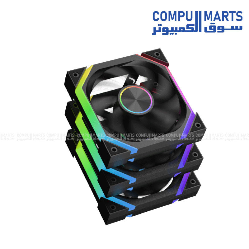 Xigmatek 120mm Infinity H27A cooling fans with 40.60 CFM airflow and PWM control